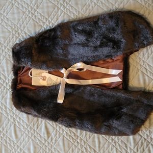 Kids fake fur vest